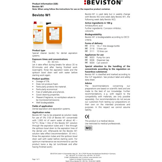 Bevisto W2-5L Promotion